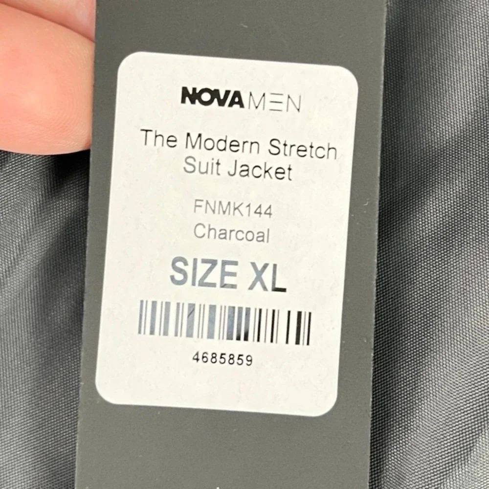 Fashion Nova Suit Jacket‎ Modern Stretch Two Button Formal Mens XL